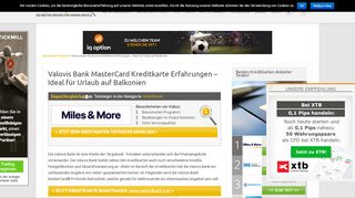 
                            8. Valovis Bank MasterCard Kreditkarte Erfahrungen …