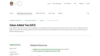 
                            3. Value Added Tax (VAT) - The Official Portal of the …