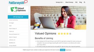 
                            7. Valued Opinions – Paid UK Surveys