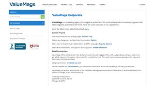 
                            7. ValueMags Corporate