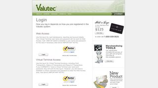 
                            3. Valutec Customer Application Center