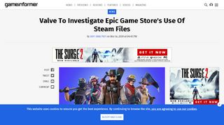 
                            8. Valve To Investigate Epic Game Store's Use Of Steam Files - Game ...