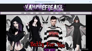 
                            2. VampireFreaks Store - gothic clothing, emo clothes such as Tripp ...