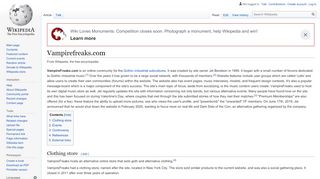 
                            3. Vampirefreaks.com - Wikipedia