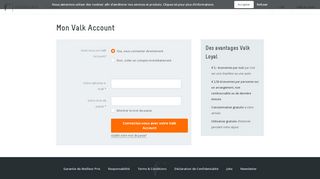 
                            8. Van der Valk Valk Account login | valk.be
