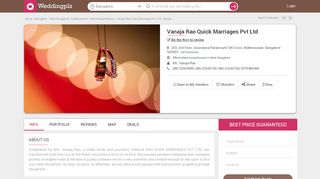 
                            7. Vanaja Rao Quick Marriages Pvt Ltd, Malleswaram, West ...