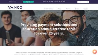 
                            4. Vanco Payment Solutions: Online Giving & Payment Processing