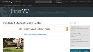 
                            7. Vanderbilt Student Health Center | InnerVU | Vanderbilt University