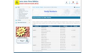 
                            4. Vanity Numbers For BSNL Mobiles