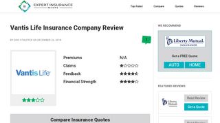 
                            6. Vantis Life Insurance Company Review & Complaints | Term ...