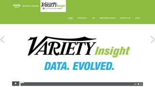 
                            2. Variety Insight: Entertainment Data • Research Tools • Industry ...