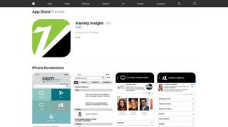 
                            8. Variety Insight on the App Store