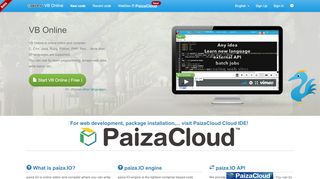 
                            4. VB Online - What is paiza.IO?