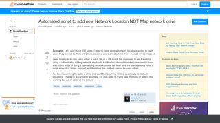 
                            9. vb.net - Automated script to add new Network Location NOT ...