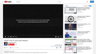 
                            3. VB.NET: How To Limit Login Attempts - YouTube