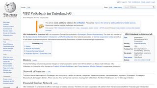 
                            4. VBU Volksbank im Unterland eG - Wikipedia