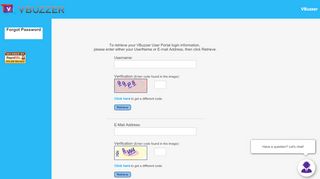 
                            6. VBuzzer | Forgot Password | User Portal