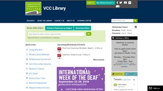
                            3. VCC Library and Learning Centre - Vancouver Community …