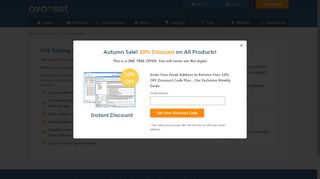 
                            6. VCE Testing System - Products - Avanset