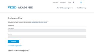 
                            5. VDBD AKADEMIE - Login