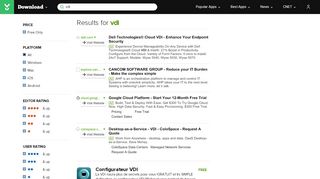 
                            3. Vdi - Free downloads and reviews - CNET Download.com