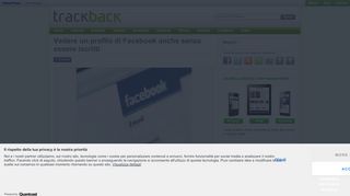 
                            7. Vedere un profilo di Facebook anche senza essere iscritti | Trackback