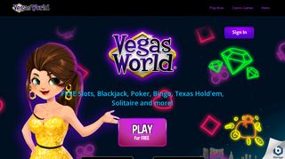 
                            5. Vegas World - Free Online Casino Games