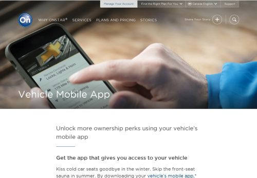
                            1. Vehicle Mobile App - onstar.com