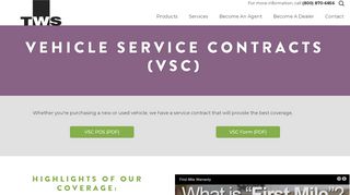 
                            3. » Vehicle Service Contracts (VSC) | Total Warranty …