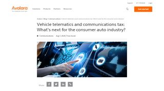 
                            7. Vehicle telematics and communications tax: What's next for the ...
