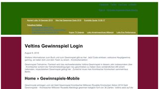 
                            7. Veltins Gewinnspiel Login - Executive Tax Talent