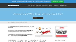 
                            8. Vemma Scam - Vemma Review: Why I Quit. Don't Join!!!