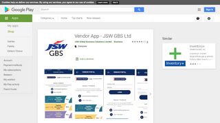 
                            2. ​Vendor App - JSW GBS Ltd - Apps on Google Play