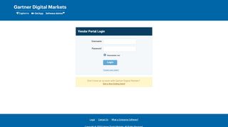 
                            1. Vendor Portal - Login - Capterra