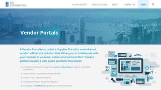
                            2. Vendor Portal Solutions, Cloud Hosted & Configured to Your Business