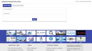 
                            5. Vendor Register/Login | AIRPORTS AUTHORITY OF INDIA