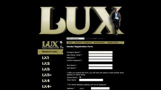 
                            4. Vendor Registration | LUX