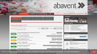 
                            2. Veranstaltungen 2019 - Abavent ...timing innovations