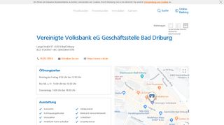 
                            4. Vereinigte Volksbank eG Geschäftsstelle Bad Driburg,Lange ...