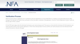 
                            9. Verification Process | NFA