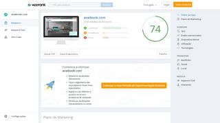 
                            8. Verifique o SEO de avaibook.com