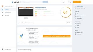 
                            7. Verifique o SEO de es.jobomas.com