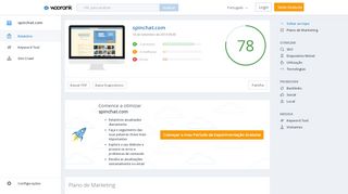 
                            9. Verifique o SEO de spinchat.com
