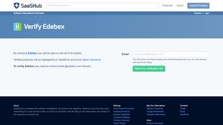 
                            5. Verify Edebex - SaaSHub