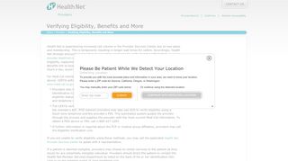 
                            5. Verifying Eligibility, Benefits and More - Health Net