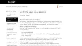 
                            8. Verifying your email address – Kanopy Help