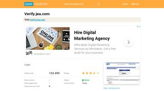 
                            7. Verify.jea.com: Login - Easy Counter