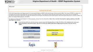 
                            1. VERIP Registration System - Virginia Department of Health