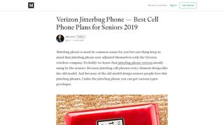 
                            9. Verizon Jitterbug Phone — Best Cell Phone Plans for ...