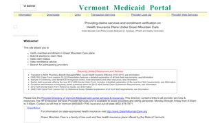 
                            9. Vermont Medicaid Portal